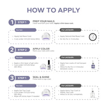 Load image into Gallery viewer, P2666 – Twilight Purple Duo Pack – TPO &amp; HEMA Free Gel Polish &amp; Nail Lacquer (15ml each) | Long-Lasting, High-Gloss Nail Polish Set