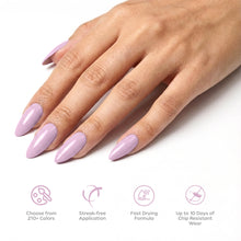 Load image into Gallery viewer, P2668 – Lilac Cloud Duo Pack – TPO &amp; HEMA Free Gel Polish &amp; Nail Lacquer (15ml each) | Long-Lasting, High-Gloss Nail Polish Set