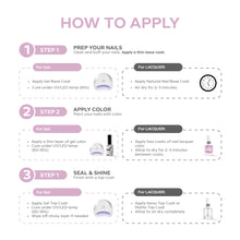 Load image into Gallery viewer, P2668 – Lilac Cloud Duo Pack – TPO &amp; HEMA Free Gel Polish &amp; Nail Lacquer (15ml each) | Long-Lasting, High-Gloss Nail Polish Set