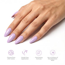 Load image into Gallery viewer, P2669 – Frosted Lilac Duo Pack – TPO &amp; HEMA Free Gel Polish &amp; Nail Lacquer (15ml each) | Long-Lasting, High-Gloss Nail Polish Set