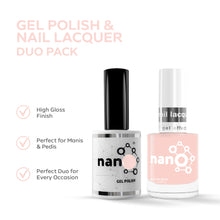 Load image into Gallery viewer, P2677 – Pink Diamond Duo Pack – TPO &amp; HEMA Free Gel Polish &amp; Nail Lacquer (15ml each) | Long-Lasting, High-Gloss Nail Polish Set