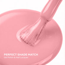 Load image into Gallery viewer, P2679 – Rosy Coral Duo Pack – TPO &amp; HEMA Free Gel Polish &amp; Nail Lacquer (15ml each) | Long-Lasting, High-Gloss Nail Polish Set