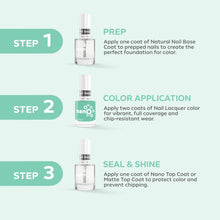 Load image into Gallery viewer, L 2736 – Seafoam Green Nail Polish – 15ml | High Gloss, Gel Like Finish Green Nail Polish | Breezy Seafoam Green Nail Lacquer