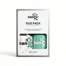 Load image into Gallery viewer, P2736 – Seafoam Green Duo Pack – TPO &amp; HEMA Free Gel Polish &amp; Nail Lacquer (15ml each) | Long-Lasting, High-Gloss Nail Polish Set