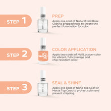 Load image into Gallery viewer, L 2761 – Peachy Coral Nail Polish – 15ml | High Gloss, Gel Like Finish Coral Peach Nail Polish | Warm Tropical Nail Lacquer