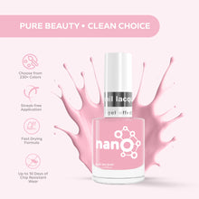 Load image into Gallery viewer, L 2860 – Blush Sunrise Nail Polish – 15ml | High Gloss, Gel Like Finish Warm Pink Nail Polish | Soft Radiant Pink Nail Lacquer