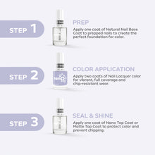 Load image into Gallery viewer, L 2864 – Sky Kissed Lilac Nail Polish – 15ml | High Gloss, Gel Like Finish Soft Purple Nail Polish | Pastel Purple Nail Lacquer