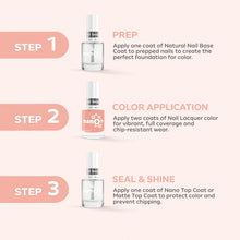 Load image into Gallery viewer, L 2925 Salmon Fizz Nail Polish – 15ml | High Gloss, Gel Like Finish Peachy Pink Nail Polish | Playful Pink Nail Lacquer