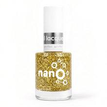 Load image into Gallery viewer, L 2935 Mushroom Magic Nail Polish – 15ml | High Glossy Gel Like Finish Glitter Gold Nail Lacquer | Golden Glitter Nail Polish