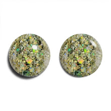 Load image into Gallery viewer, P2937 – Glittery Green Duo Pack – TPO &amp; HEMA Free Gel Polish &amp; Nail Lacquer (15ml each) | Long-Lasting, High-Gloss Nail Polish Set