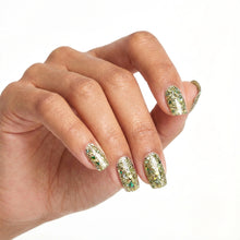 Load image into Gallery viewer, P2937 – Glittery Green Duo Pack – TPO &amp; HEMA Free Gel Polish &amp; Nail Lacquer (15ml each) | Long-Lasting, High-Gloss Nail Polish Set