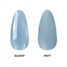 Load image into Gallery viewer, N 3011 – Oceanic Sparkle Cat-Eye Gel Polish – 15 ml | TPO &amp; HEMA Free Long-Lasting, High-Glossy Magnetic Shimmer Blue Gel Polish