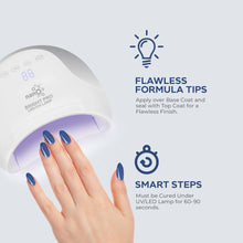 Load image into Gallery viewer, N3018 – Sapphire is My Aura Gel Polish – 15ml | Long-Lasting, High Gloss Blue Glitter Nail Polish Gel