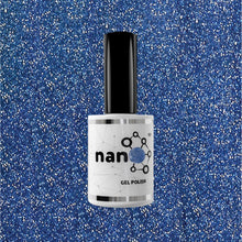 Load image into Gallery viewer, N3018 – Sapphire is My Aura Gel Polish – 15ml | Long-Lasting, High Gloss Blue Glitter Nail Polish Gel