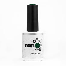 Load image into Gallery viewer, N 3021 – Am I Naughty Gel Polish – 15 ml | TPO &amp; HEMA Free Long-Lasting, High-Glossy Emerald Green Glitter Gel Polish