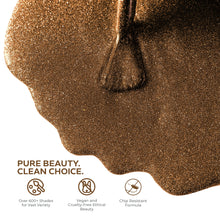 Load image into Gallery viewer, N3025 – Lazy Day Gold Vibes Gel Polish – 15ml | Long-Lasting, High Gloss Golden Glitter Nail Polish Gel