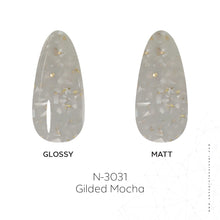 Load image into Gallery viewer, N3031 – Gilded Mocha Gel Polish – 15ml | Long-Lasting, High Gloss Taupe Gray Nail Polish Gel