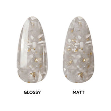 Load image into Gallery viewer, N 3034 – Speckled Ash Gel Polish – 15 ml | TPO &amp; HEMA Free Long-Lasting, High-Glossy Elegant Nude with Subtle Sparkles Gel Polish