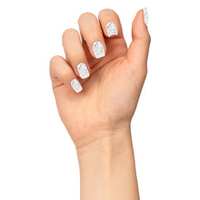 Load image into Gallery viewer, N3035 – Marbled Mist Gel Polish – 15ml | High Gloss White &amp; Gray Marble Effect Nail Polish Gel