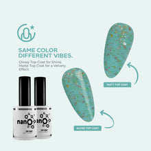 Load image into Gallery viewer, N3047 – Aquamarine Dream Gel Polish – 15ml | Long-Lasting, High Gloss Seafoam Green Nail Polish Gel