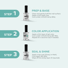 Load image into Gallery viewer, N3047 – Aquamarine Dream Gel Polish – 15ml | Long-Lasting, High Gloss Seafoam Green Nail Polish Gel