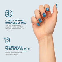 Load image into Gallery viewer, N3053 – Midnight Blue Gel Polish – 15ml | High Gloss Jewel-Toned Blue Glitter Nail Polish Gel