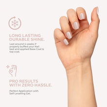 Load image into Gallery viewer, N3057 – Soft Mauve Gel Polish – 15ml | Long-Lasting, High Gloss Shimmer Nude Pink Mauve Nail Polish Gel