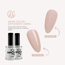 Load image into Gallery viewer, N3057 – Soft Mauve Gel Polish – 15ml | Long-Lasting, High Gloss Shimmer Nude Pink Mauve Nail Polish Gel