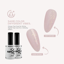 Load image into Gallery viewer, N3058 – Dusty Rose Gel Polish – 15ml | Long-Lasting, High Gloss Romantic Nude Pink Glitter Nail Polish Gel