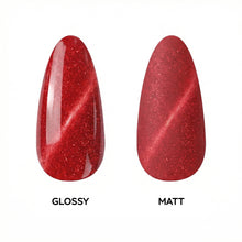 Load image into Gallery viewer, N 3102 – Ruby Fire Gel Polish – 15 ml | TPO &amp; HEMA Free Long-Lasting, High-Glossy Magnetic Cat-Eye Red Gel Polish