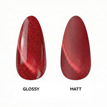 تحميل الصورة إلى عارض المعرض، N 3104 – Cherry Smoke Gel Polish – 15 ml | TPO &amp; HEMA Free Long-Lasting, High-Glossy Magnetic Cat-Eye Red Gel Polish
