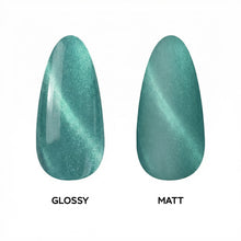 Load image into Gallery viewer, N 3109 – Moonlit Sea Gel Polish – 15 ml | TPO &amp; HEMA Free Long-Lasting, High-Glossy Magnetic Cat-Eye Teal Blue Gel Polish