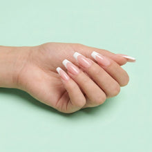 تحميل الصورة إلى عارض المعرض، Nano® Blush French Edge Pressed on Nails - 24pcs with Glue | Instant Gel-Like Shine, Soft Pink French Glossy Fake Nails Set