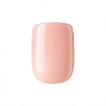 تحميل الصورة إلى عارض المعرض، Nano® Blush Veil Pressed on Nails - 24pcs with Glue | Instant Gel-Like Shine, Soft Peachy-Pink Fake Nails Set