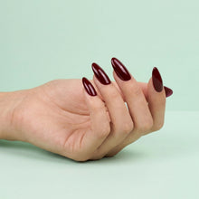 Load image into Gallery viewer, Nano® Crimson Crush Pressed on Nails - 24pcs Self-Adhesive | Deep Red Gloss Finish, Classic Red Fake Nails Set