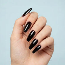 تحميل الصورة إلى عارض المعرض، Nano® Crimson Noir Pressed on Nails - 24pcs with Glue | Deep Burgundy Glossy Fake Nails Set