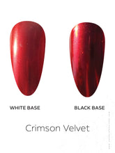 Load image into Gallery viewer, Crimson Velvet Chrome Powder – 0.8g | Mirror Chrome Powder Nails | Deep Red Metallic Chrome Nail Powder