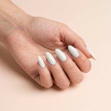 تحميل الصورة إلى عارض المعرض، Nano® Crystal White Pressed on Nails - 24pcs Self-Adhesive | Instant Gel-Like Shine, Glossy White Fake Nails Set