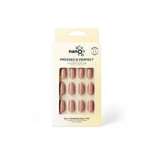 تحميل الصورة إلى عارض المعرض، Nano® Mocha Mousse Pressed on Nails - 24pcs Self-Adhesive | Warm Brown Nude Fake Nails Set