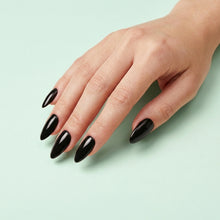 Load image into Gallery viewer, Nano® Onyx Shine Pressed on Nails - 24pcs Self-Adhesive | Jet Black Gloss Finish, Glossy Black Fake Nails Set
