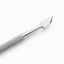 تحميل الصورة إلى عارض المعرض، Pro Cuti Push – Stainless Steel Dual-Ended Cuticle Pusher | Precision Nail Prep Tool