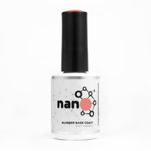 Load image into Gallery viewer, Soft Peony Rubber Base Coat Gel – 15ml | Soak Off Builder Base Coat | Long Lasting Nude Pink Rubber Base Coat