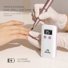 تحميل الصورة إلى عارض المعرض، Nano® Spin Pro Portable Nail Drill – 30,000 RPM | Professional Electric Nail File with LCD Display