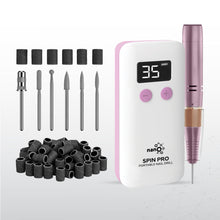 تحميل الصورة إلى عارض المعرض، Nano® Spin Pro Portable Nail Drill – 30,000 RPM | Professional Electric Nail File with LCD Display
