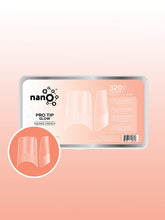 Load image into Gallery viewer, Pro Tip Glow Square French Clear Nail Tips (320Pcs)