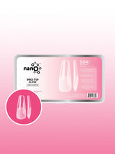 Load image into Gallery viewer, Pro Tip Glow Long Coffin Clear Nail Tips (504pcs)