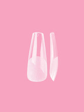 Load image into Gallery viewer, Pro Tip Glow Long Coffin Clear Nail Tips (504pcs)
